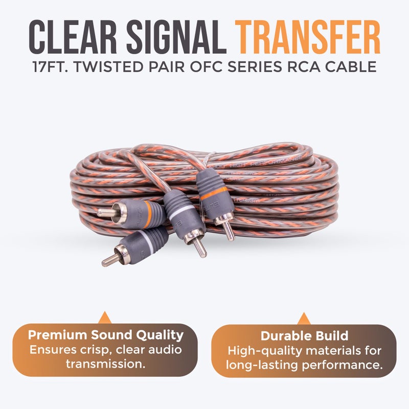 Elite Audio Premium Series Amp Kit Copper Clad Aluminum Wire, Triple-Shielded RCA Cables, High-Power Capacity, ANL Fuse Holder, Car Amplifier Install Kit (4 Gauge (Full Size ANL)) - Image 5